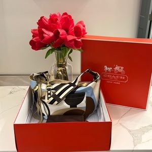 Coach limited scarf edition hobo purse 🌹👜